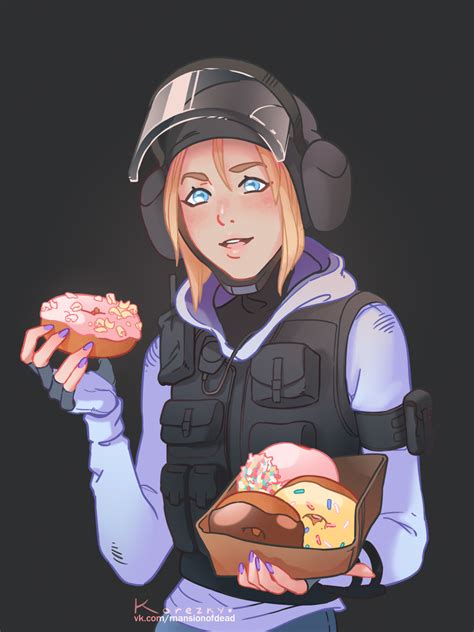 Iq With Donuts By Korezky Rainbow Six Siege Anime Rainbow Art