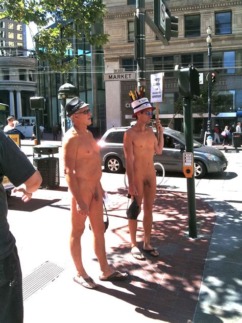 Naked Men On Market Street What The Quirky San