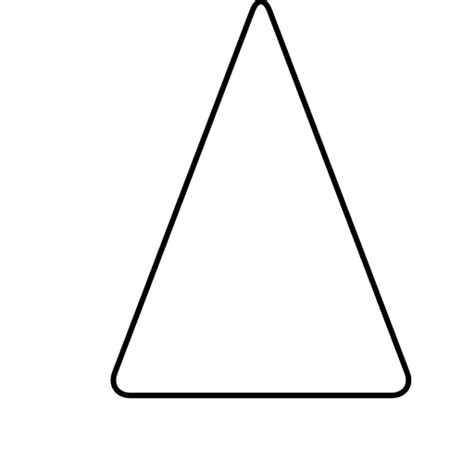 Triangle Outline Svg