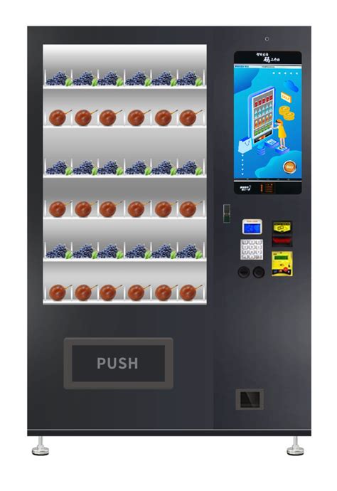 Food And Lunch Box Vending Machine With Double Tempered Glass Door