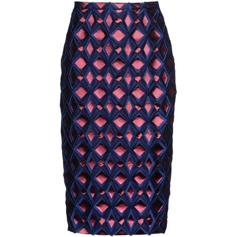 Burberry Prorsum Knee Length Skirt Found On Polyvore Fashion