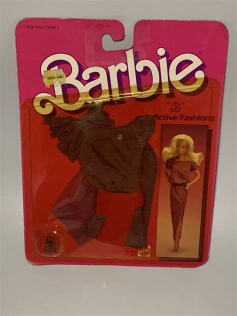 Vintage Barbie Doll Fashion 7917 1984 B Active Fashions Clothes Purple