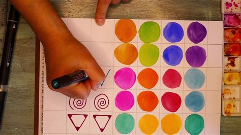 Make Your Own Memory Game With Colors And Shapes Youtube