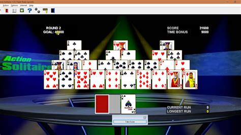 How To Play Triple Peaks Solitaire Youtube