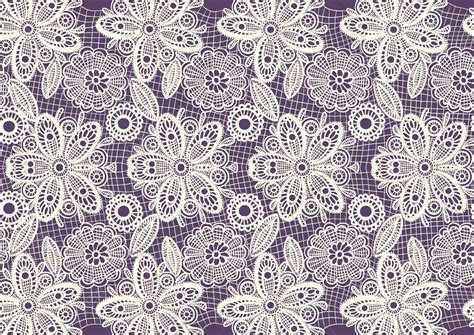 Seamless White Lace Pattern And Purple Background Lace Lace Background Purple Background