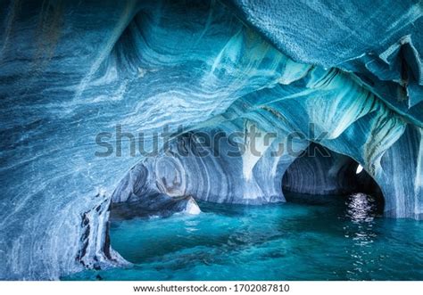 Marble Caves Spanish Cuevas De Marmol Stock Photo Edit Now 1702087810