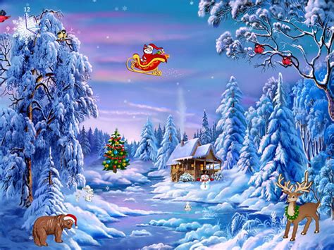 49 Animated Christmas Wallpaper With Music Wallpapersafari