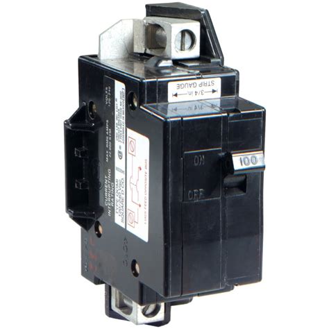 Square d 100 amp breaker panel. Square D Qo 100-Amp 1-Pole Standard Trip Circuit Breaker ...