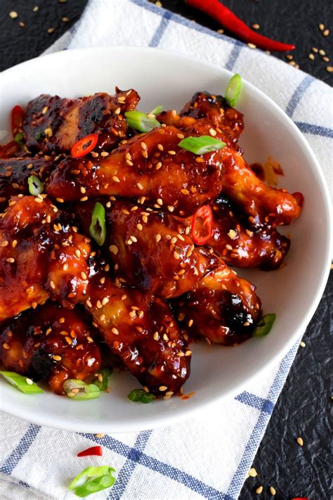 Spicy Korean Gochujang Chicken Wings Lord Byron S Kitchen Gochujang