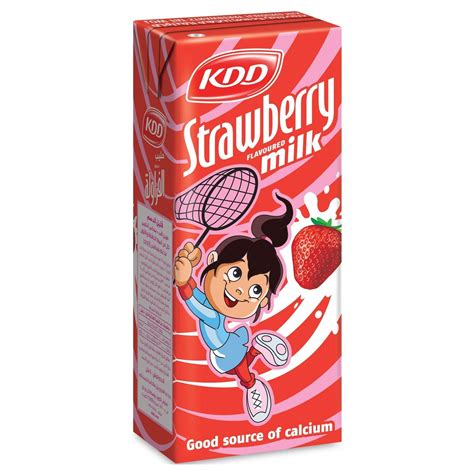 Kdd Strawberry Milk 180 Ml Holy Land Grocery