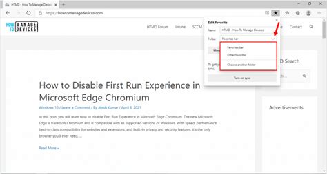 How To Add Favorites In Microsoft Edge Chromium