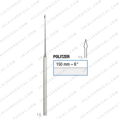 Politzer Paracentesis Needle 150 Mm Jalal Surgical