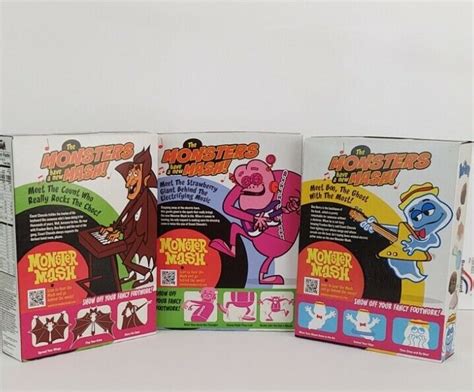 New Monster Mash Cereal Boo Berry Count Chocula Franken Th Anniversary Lot EBay