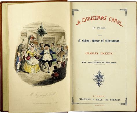 Charles Dickens A Christmas Carol Title Page First Edition 1843 Numéro Cinq