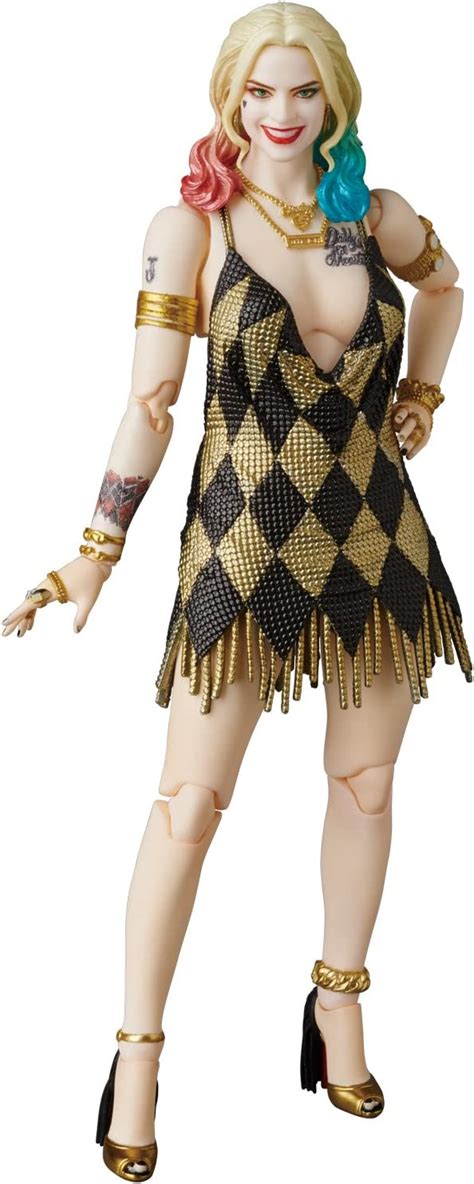Medicom Suicide Squad Harley Quinn Dress Version Maf Ex Figure Amazon