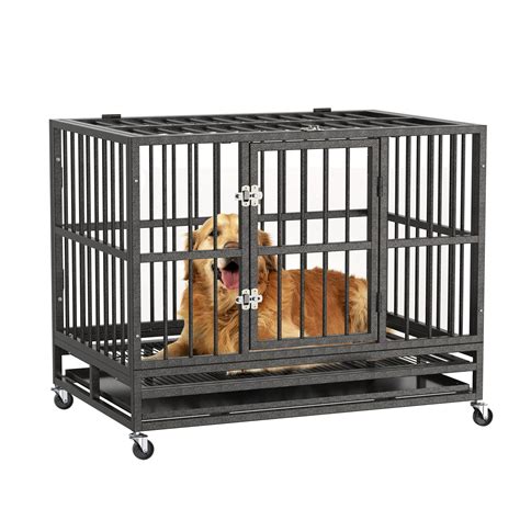 Buy Ruli Luxury Dog Cage 36 Heavy Duty Metal Dog Kennel And Crate For