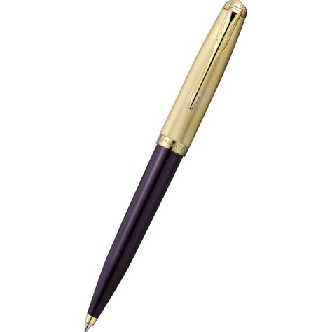 Parker 51 Next Generation Ballpoint Pen Deluxe Plum Gold Trim Pen