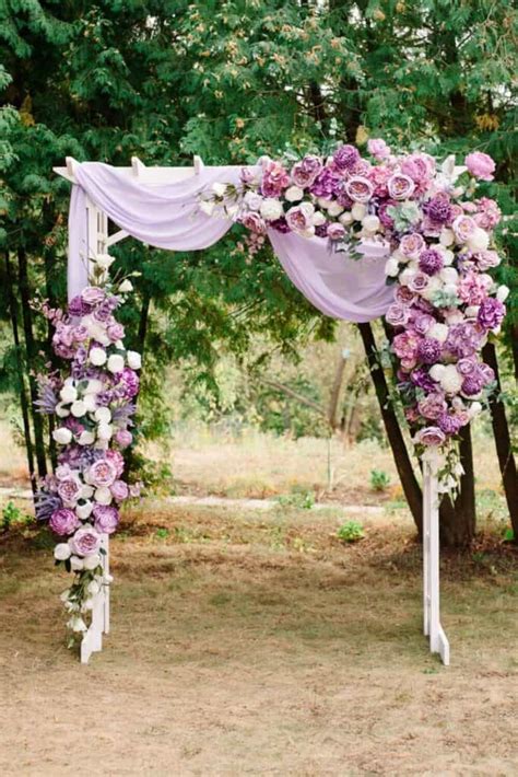How To Decorate A Wedding Arch With Fabric The Organized Mom