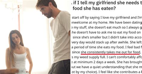Guy Asks Internet If Hes An Asshole For Charging His Gf For Eating His
