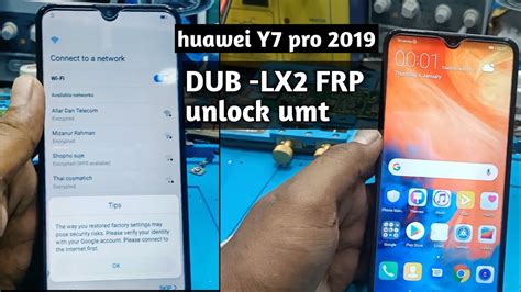 Huawei Y Pro DUB LX FRP Unlock Google Account Remove Umt Dongle Test Point Working
