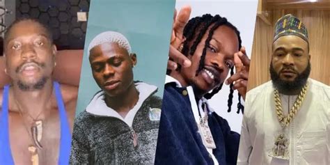 Mohbads Fan Takes Naira Marley And Sam Larrys Photo To Shrine Video