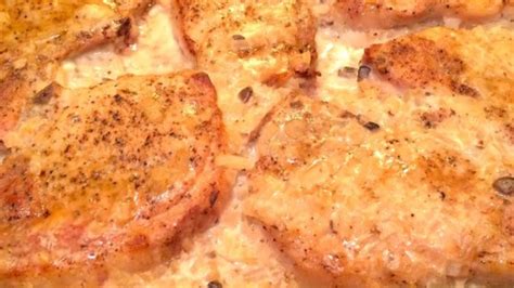 What you need to cook pork chops and scalloped potatoes with cream of mushroom soup