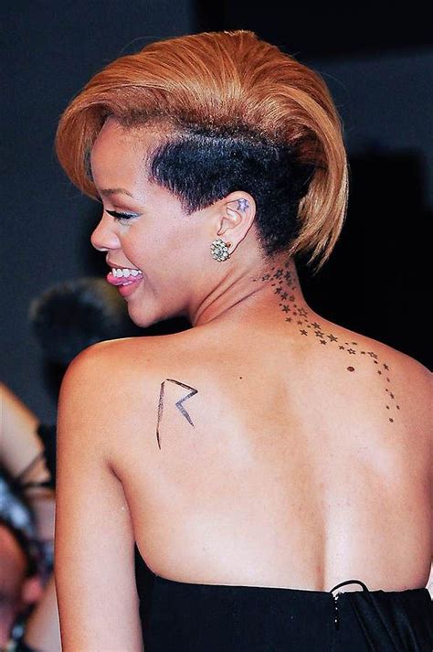 Pin By Lookmytattoo On Tattoos Rihanna Tattoo Celebrity Tattoos