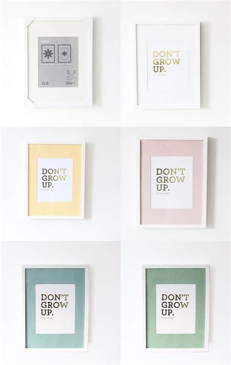 7 Ways to Upgrade IKEA Picture Frames | Ikea picture frame, Ikea ribba ...