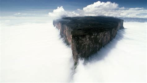 Landscape Mount Roraima Mist Venezuela Wallpaper Resolution1920x1080
