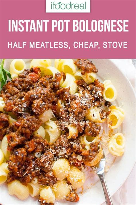Instant pot ground turkey recipes : Instant Pot Bolognese Spaghetti Sauce Recipe made with ...