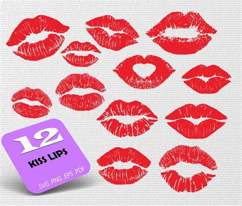 Kiss Lips Svg Lips Svg Lips Bundle Svg Kiss Bleeding Lips Biting