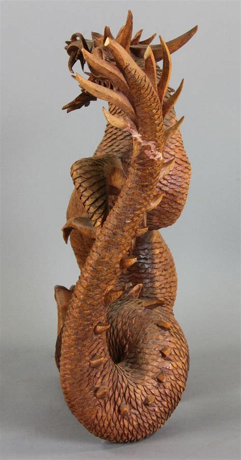 Sold Price Chinese Carved Wood Dragon April 6 0119 1000 Am Edt