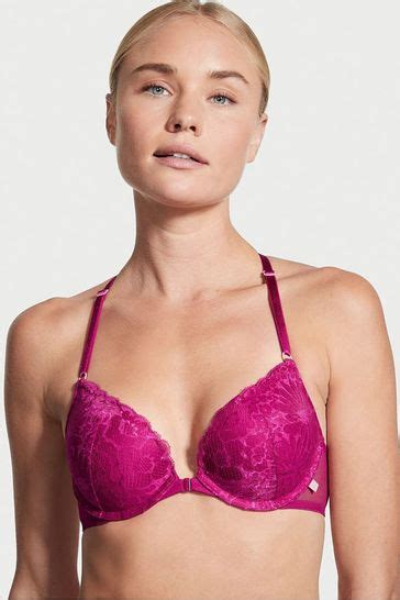 buy victoria s secret sexy tee lace push up t back bra from the victoria s secret uk online shop