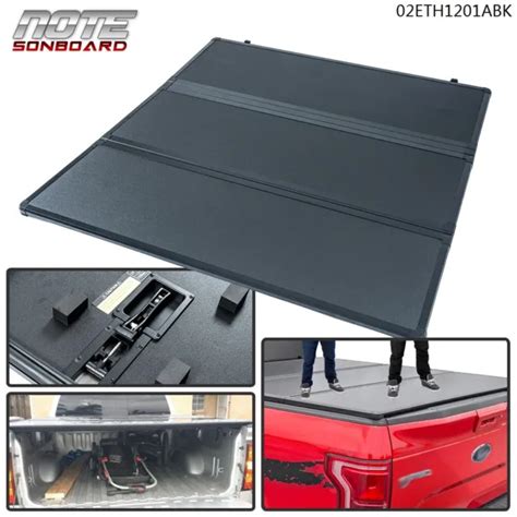 Hard Solid Tri Fold Tonneau Short Bed Cover Fit For 2004 2014 Ford F150