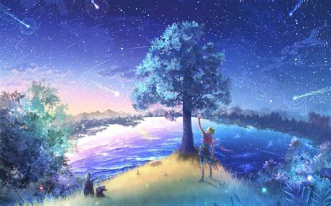 Anime Summer Beautiful Landscape Wallpapers Wallpaper Cave