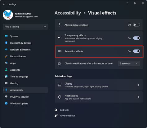 How To Enable Or Disable Animation Effects In Windows 11 Gear Up