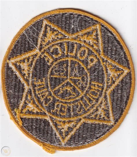 Hollister California Police Patch Older 3905664209