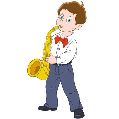 Saxophone Player Clip Art Illustrations Royalty Free Vector Graphics