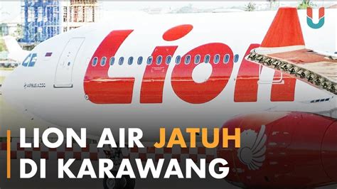 Lion air jatuh di laut karawang. Lion Air Jatuh di Karawang - YouTube
