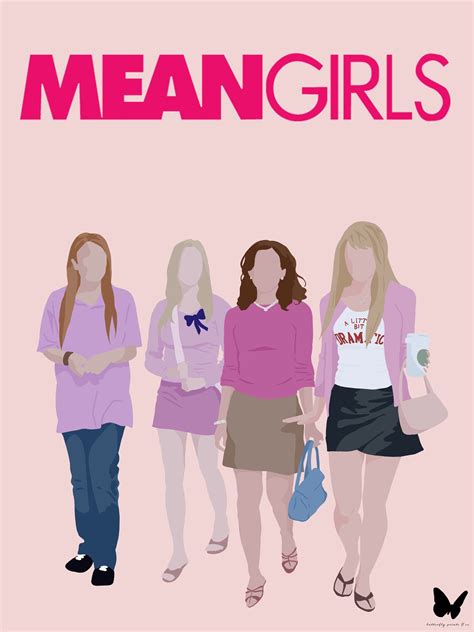 Mean Girls Minimalist Poster Digital Download Etsy