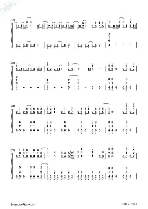 Odd Future My Hero Academia 3 Op Numbered Musical Notation Preview Eop