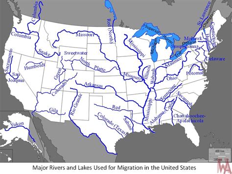 Map Of Us Rivers And Lakes Draw A Topographic Map