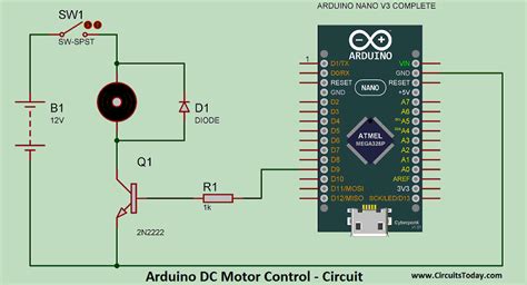 Field rheostat controlled dc shunt motor. DC Motor Speed Control Using Arduino & PWM with program ...