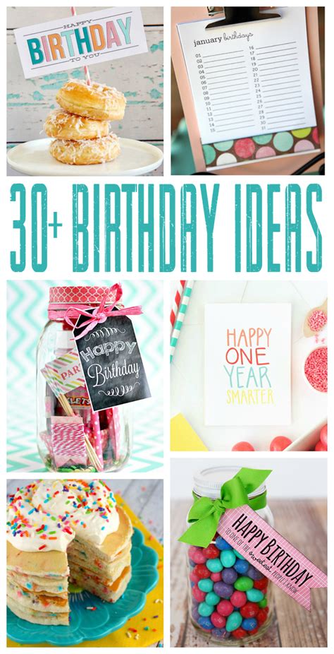 This is an event they will look back upon and attach great significance to. Thirty Fun Birthday Ideas - Eighteen25
