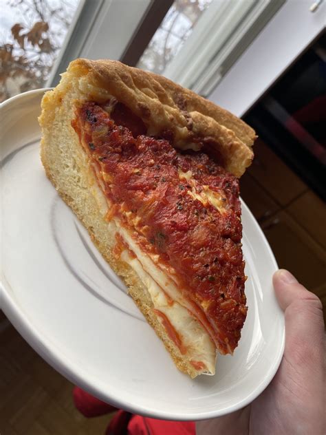 Food Ville Homemade Chicago Style Pepperoni Deep Dish