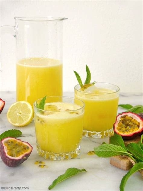 Passion Fruit Lemonade Recipe In 2020 Lemonade Recipes Recipes Dessert Recipes Easy