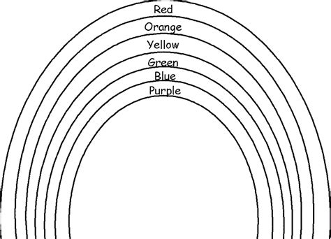 Download, print, and color turtle diary's rainbow coloring page for a fun activity for your students. Free Printable Rainbow Coloring Pages For Kids