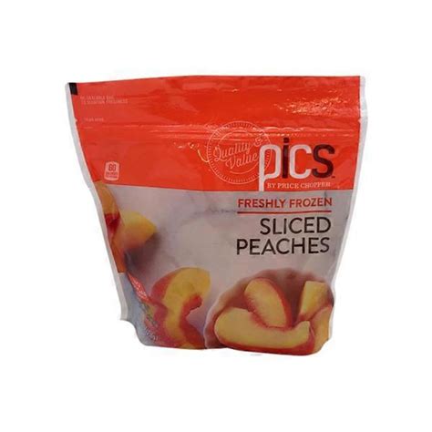 Pics Freshly Frozen Sliced Peaches 16 Oz Instacart