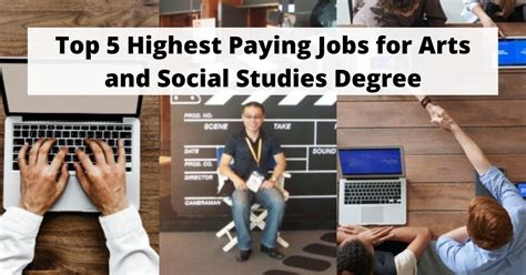 Top 5 Highest Paying Jobs For Arts And Social Studies Degree