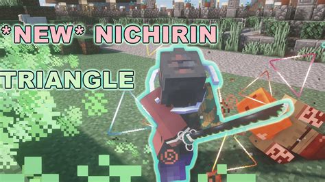 New Nichirin Sword In Minecraft Demon Slayer Youtube